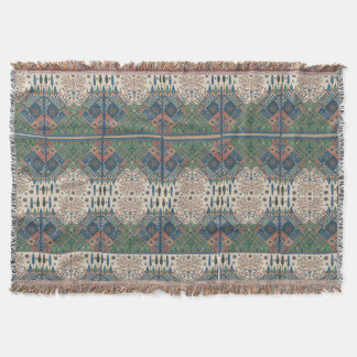 Blanket decorated with beautiful Mesopotamian figu