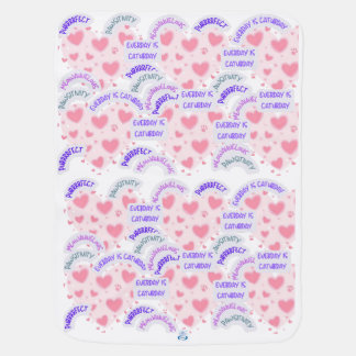 Blanket "Everyday is Caturday" Pawsitive vibes 