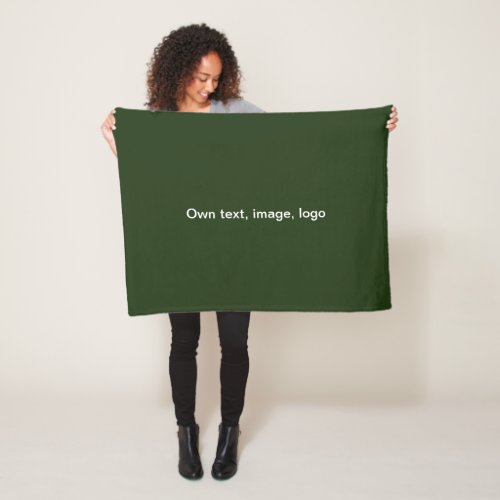 Blanket Fleece Small uni Green
