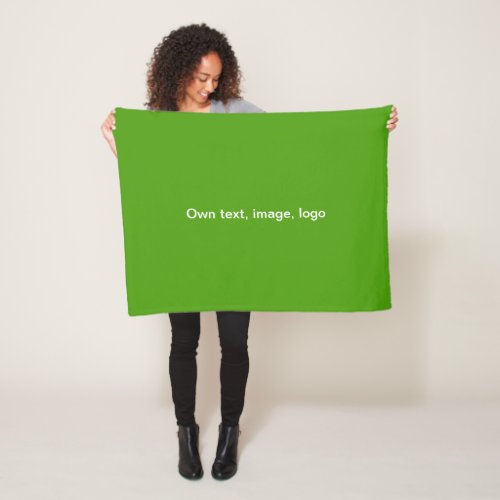 Blanket Fleece Small uni Green