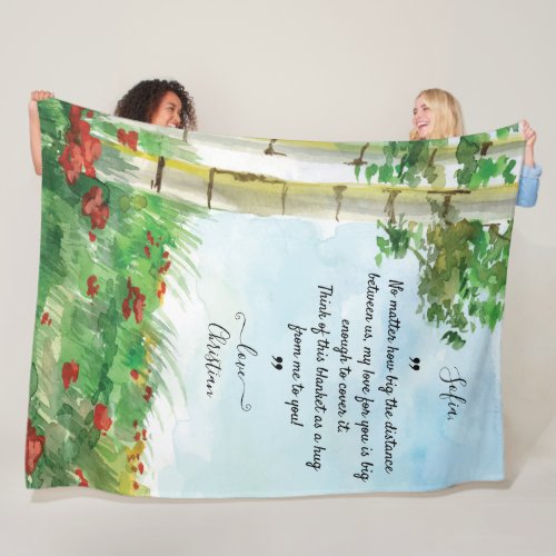 Blanket for a Long Distance Relationship  Friend 