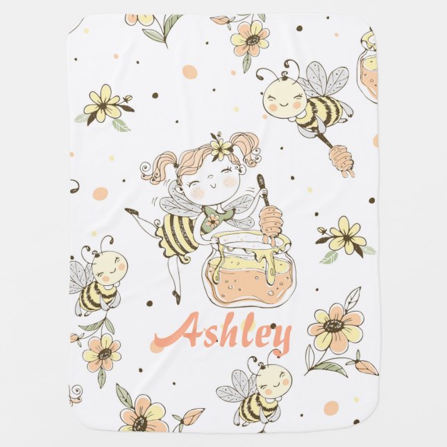 Blanket for baby Girls (Front)
