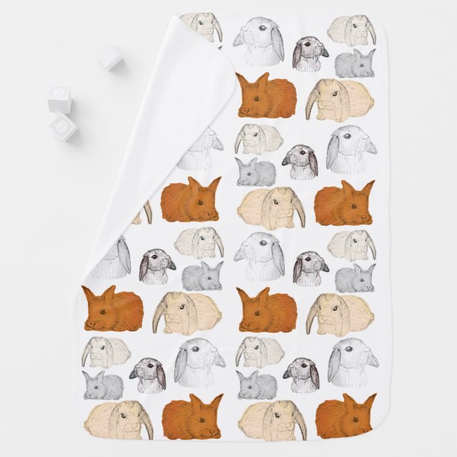 Blanket funny rabbits (In Situ)