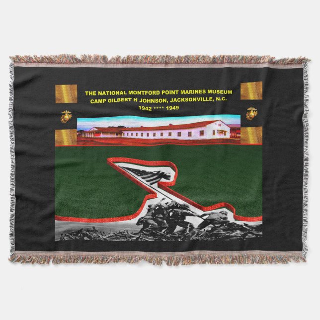 Blanket NATIONAL MUSEUM MONTFORD POINT MARINES (Front)