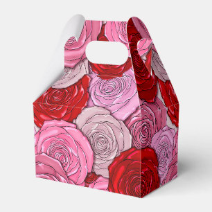 Blanket of Roses Favor Boxes