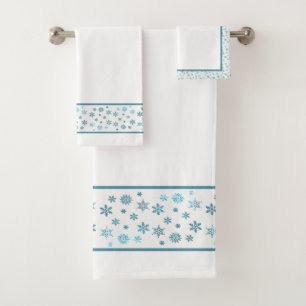 Blanket of Snow Bath Towel Set