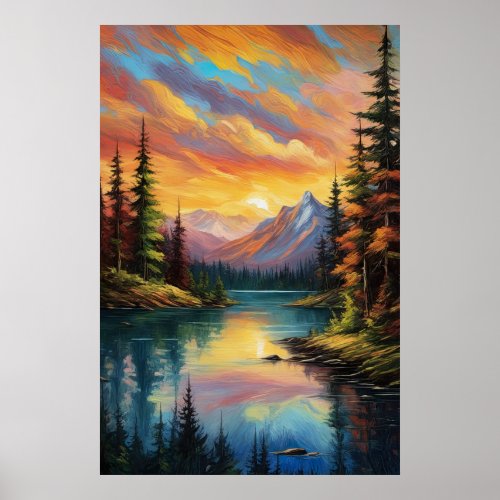 Blanket of Sunset Poster