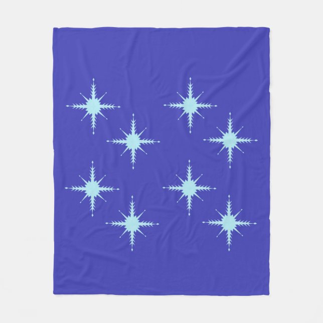 Blanket with beautiful snowflakes (Front)