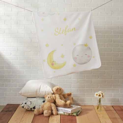 Blanket with your baby name on it