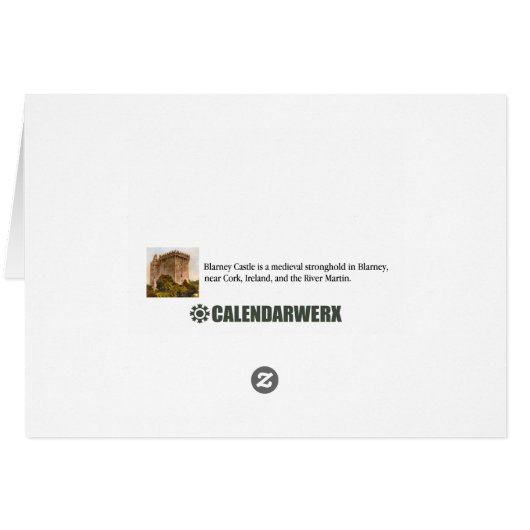 Blarney Castle Ireland (Back Horizontal)