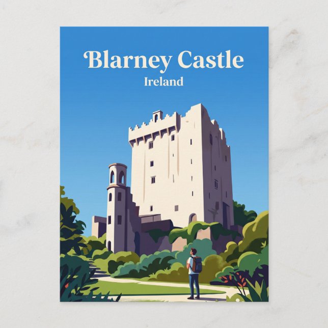 Blarney Castle Ireland Postcard (Front)