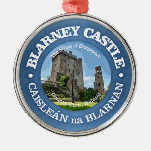 Blarney Castle (rd) Metal Ornament