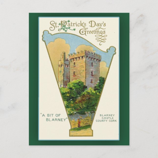 Blarney Castle St. Patrick's Day Cards (Front)