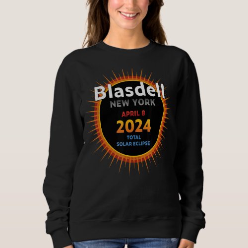 Blasdell New York NY Total Solar Eclipse 2024  2  Sweatshirt