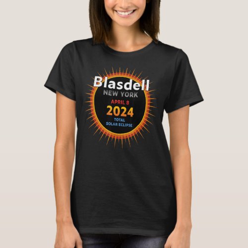 Blasdell New York NY Total Solar Eclipse 2024  2  T_Shirt