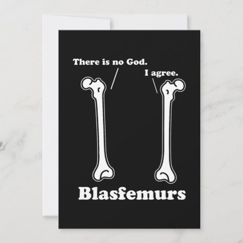 blasfemurs grammar pun funny biology holiday card