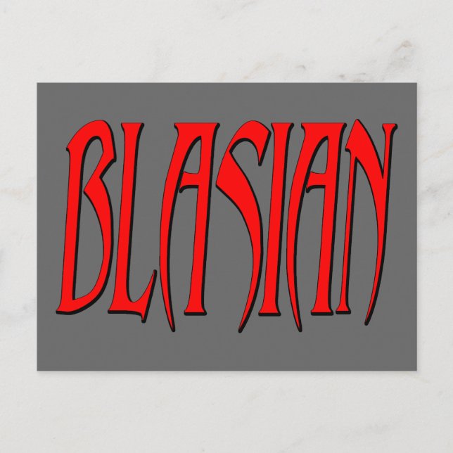Blasian Postcard (Front)