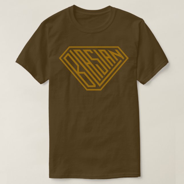 Blasian SuperEmpowered Shield Gold T-Shirt (Design Front)