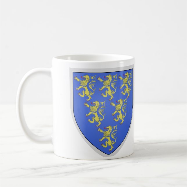 Blason Geoffroy Plantagenet Coffee Mug (Left)