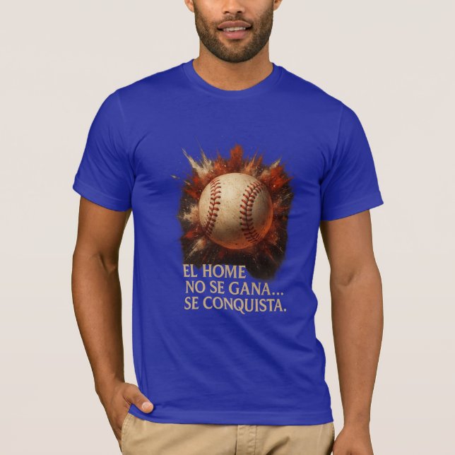 Blast Baseball T-Shirt - Phrase Home No Se G (Front)