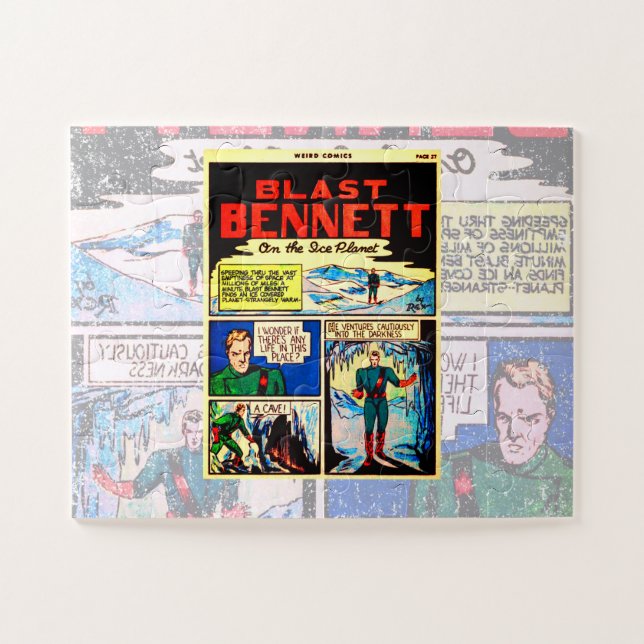 Blast Bennett On the Ice Planet, Page 7 Jigsaw Puzzle (Horizontal)