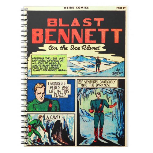 Blast Bennett On the Ice Planet Page 7 Notebook