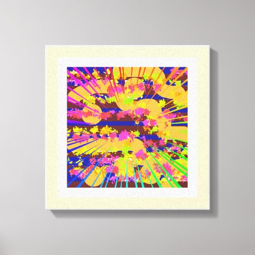 Blast canvas print