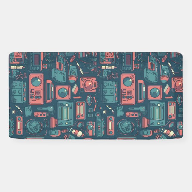 Blast From the Past: 80's Tech Banner (Horizontal)