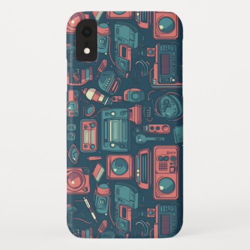 Blast From the Past 80s Tech iPhone XR Case