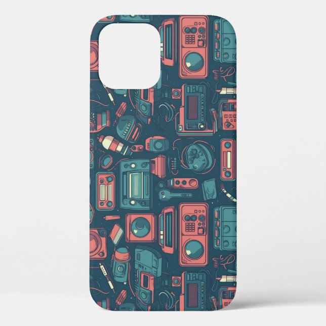 Blast From the Past: 80's Tech Case-Mate iPhone Case (Back)
