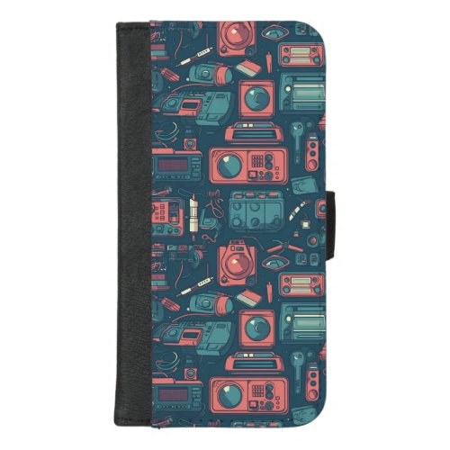 Blast From the Past 80s Tech iPhone 87 Plus Wallet Case