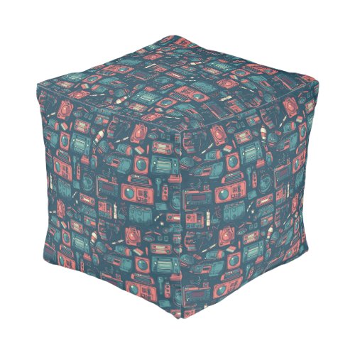 Blast From the Past 80s Tech Pouf