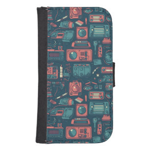 Blast From the Past: 80's Tech Galaxy S4 Wallet Case