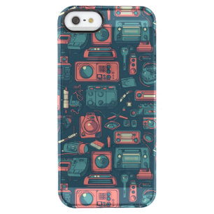 Blast From the Past: 80's Tech Clear iPhone SE/5/5s Case