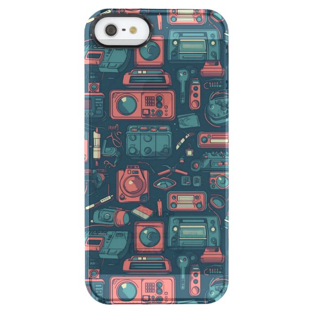 Blast From the Past: 80's Tech Uncommon iPhone Case (Back)