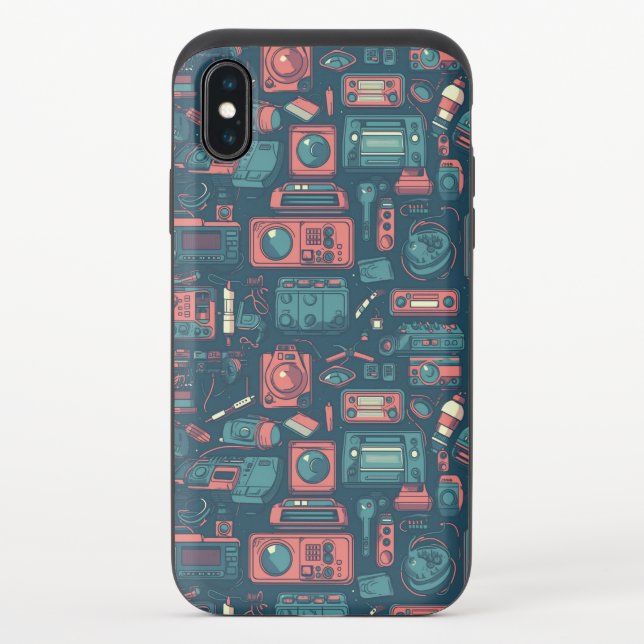 Blast From the Past: 80's Tech Uncommon iPhone Case (Back)