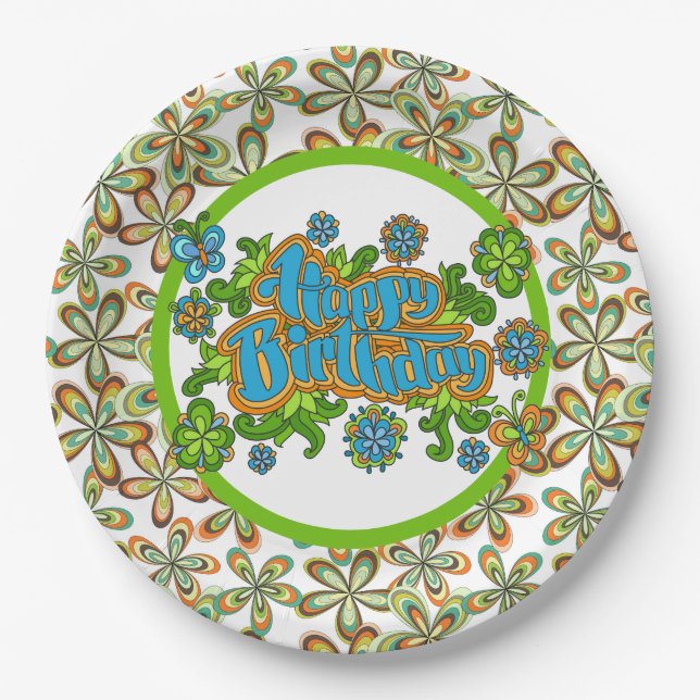 Blast From The Past Paper Plates (Front)