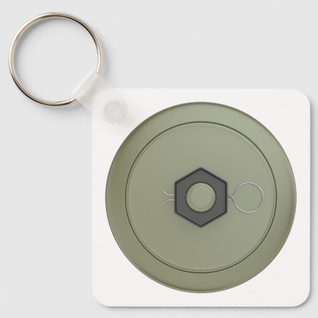 Blast land mine keychain (Front)