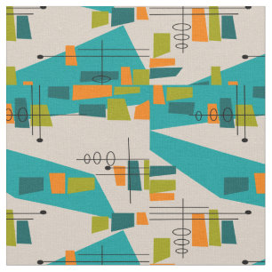 Blast of Teal Fabric