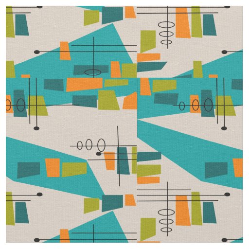 Blast of Teal Fabric