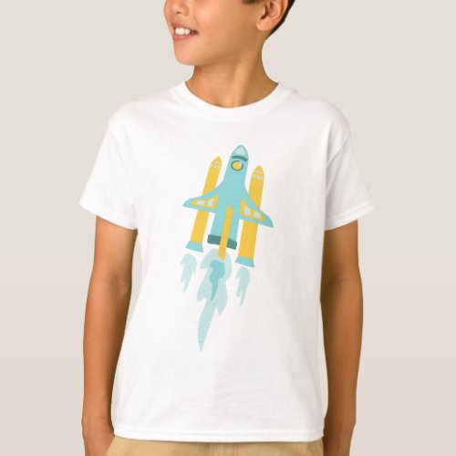 Blast Off Adventures Rocket Explorer Kids  T_Shirt