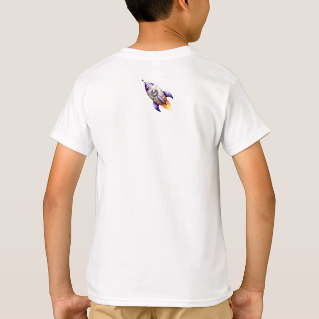 Blast-Off Birthday Party Guest of Honor T-Shirt (Back)