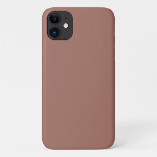 Blast_off bronze  solid color  iPhone 11 case