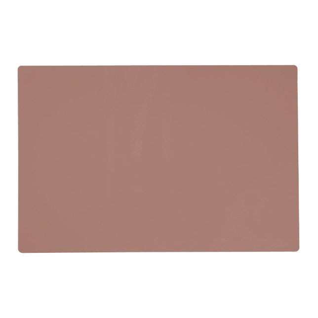 Blast-off bronze  (solid color)  placemat (Front)