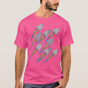 Blast Off Outer Space Rocket Spaceship Interstella T-Shirt
