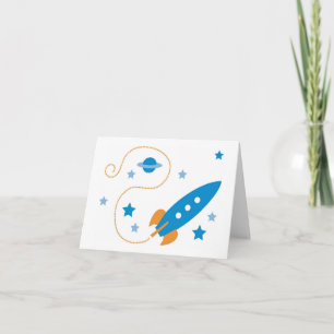 Blast-off! Rocket Card