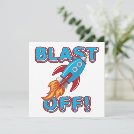 Blast Off Rocket Ship (Standing Front)
