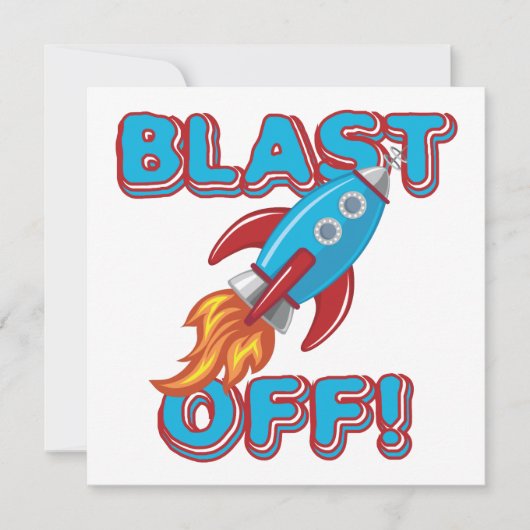 Blast Off Rocket Ship (Front)