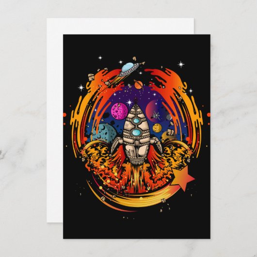 Blast Off Spaceship (Front/Back)