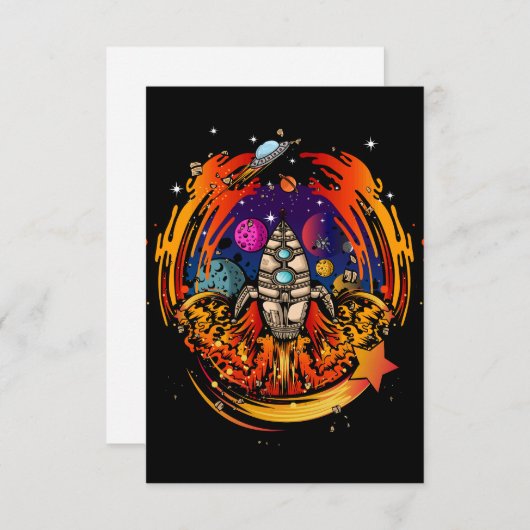 Blast Off Spaceship (Front/Back)